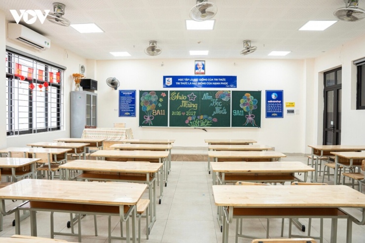 Cơ sở vật chất tại 100% điểm các phân hiệu của trường THCS Giảng Võ đã cơ bản hoàn thiện, sẵn sàng đón học sinh.