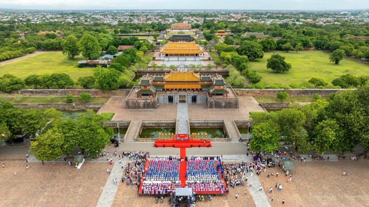 Đại Nội Huế là điểm đến không thể bỏ qua trong kỳ nghỉ lễ 2/9. Ảnh: Trung tâm Bảo tồn Di tích Cố đô Huế
