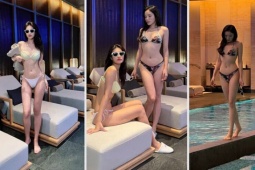 Kỳ Duyên tuổi 30 diện bikini không thua kém nàng hậu họ Đoàn 26 tuổi