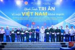 Long Châu đồng hành cùng Báo Quân đội nhân dân chăm sóc sức khỏe, tri ân người có công tại đặc khu Côn Đảo