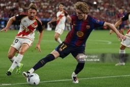 Trực tiếp Barcelona - Rayo Vallecano: 2 bàn nhanh chóng, thế trận sôi nổi (La liga)