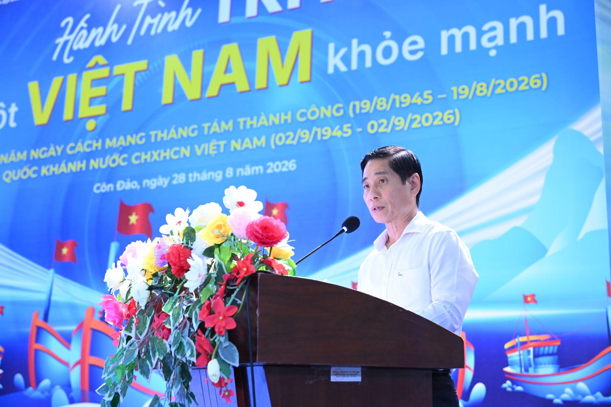 Đại diện UBND Đặc khu Côn Đảo. Ảnh: Hoàng Khánh
