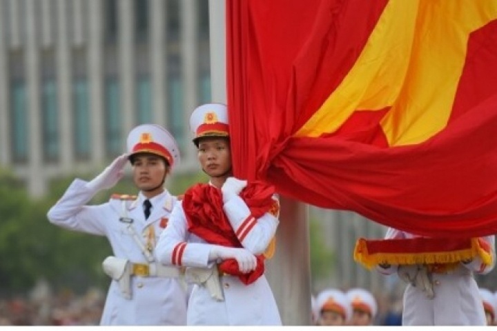 Thiêng liêng lễ thượng cờ ngày Quốc khánh 2/9 tại Quảng trường Ba Đình