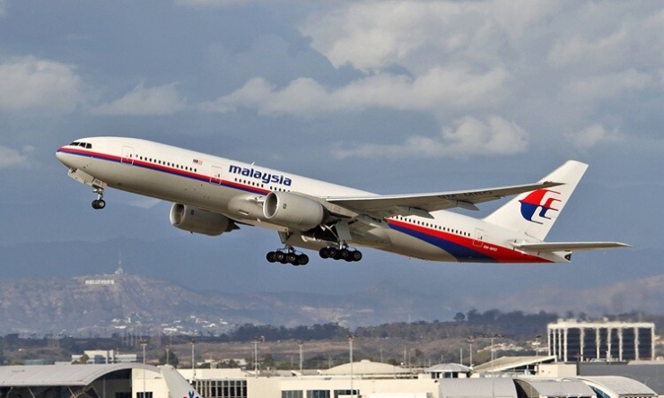 Máy bay Boeing 777-200ER của Malaysia Airlines trước khi mất tích bí ẩn. Ảnh: Wikipedia