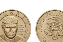 Mỹ phát hành đồng xu 1 USD có hình ông Trump