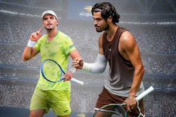 Trực tiếp tennis Faria - Alcaraz: Carlitos có điểm break trong set 3  (US Open)