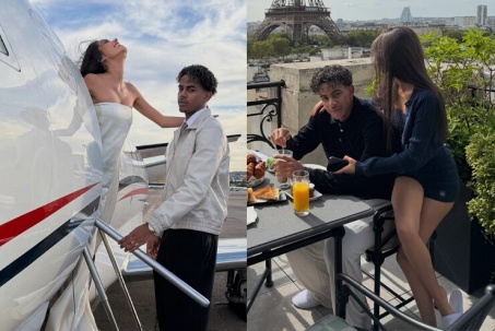 Lamine Yamal đi du lịch cùng bạn gái xinh đẹp, tận hưởng cuộc sống xa hoa ở Paris