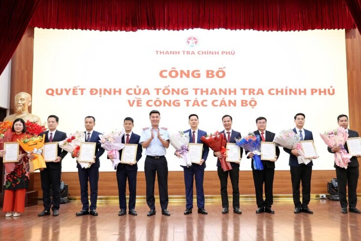 Thanh tra Chính phủ tiếp nhận 9 sĩ quan Công an Nhân dân biệt phái