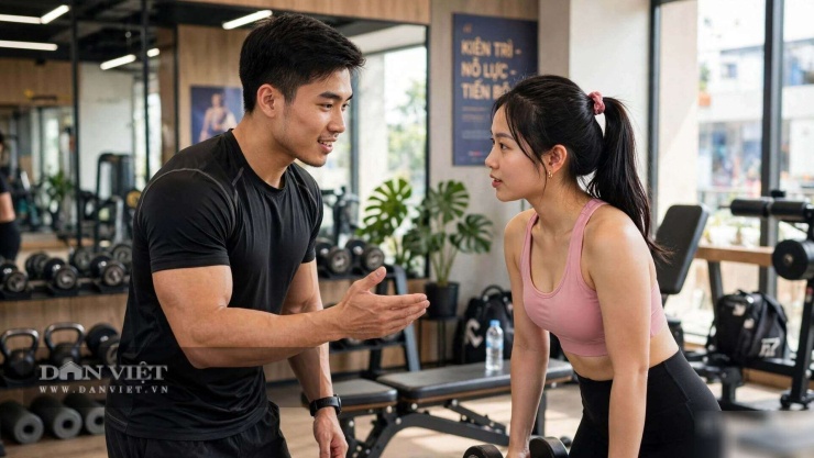 Ngay buổi tập đầu tiên, tôi đã phải lòng Khang, chàng huấn luyện viên cơ bắp, tràn đầy sức sống
