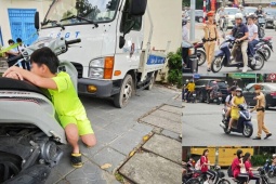 Bài học đầu năm học mới: đến trường muộn vì bố mẹ bị xử phạt do "quên" không đội mũ bảo hiểm cho con