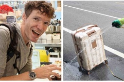 Nam vlogger tá hỏa khi vali hành lý biến mất rồi xuất hiện lại sau 21 ngày