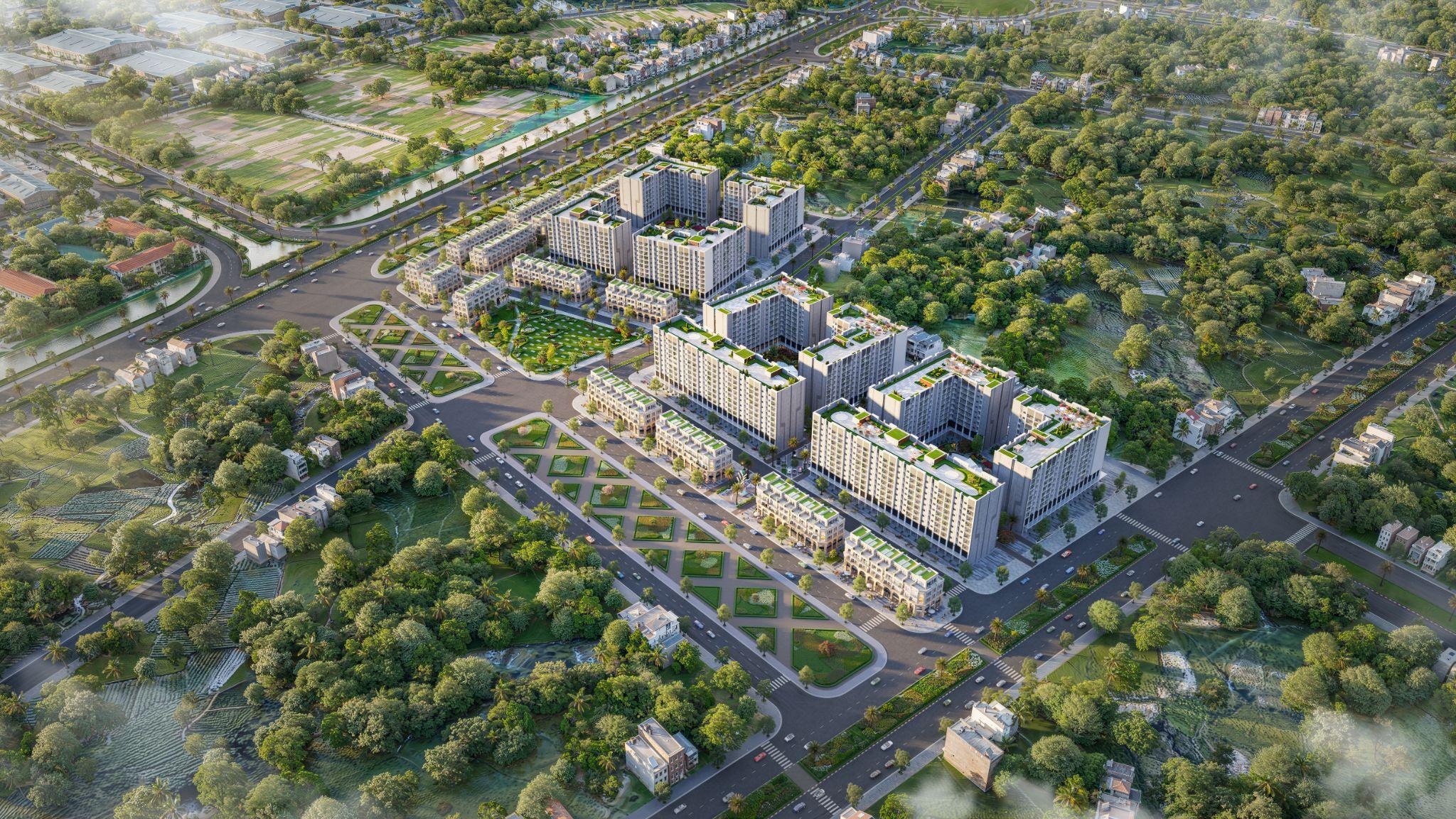 Fhome Nam Cấm nằm gần 4 khu công nghiệp lớn là WHA, Nam Cấm, VSIP và Bắc Vinh.