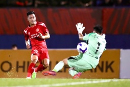 Video bóng đá Công an TP.HCM - Hà Nội: Tiến Linh tạo ra khác biệt (V-League)