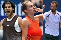 Tennis đỉnh cao US Open: Alcaraz - Medvedev bật chế độ "hủy diệt", Sabalenka nhắm kỷ lục