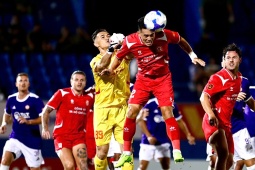 Trực tiếp bóng đá Công an TP.HCM - Hà Nội: Nhập cuộc sôi nổi (V-League)