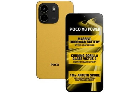Poco X8 Power gây sốc với pin 10.000 mAh cùng giá rẻ bất ngờ