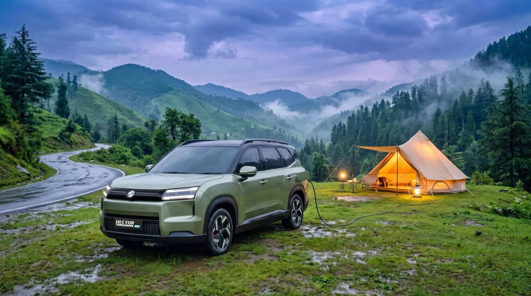 MG vừa giới thiệu mẫu SUV 3 hàng ghế Hector Tomahawk.