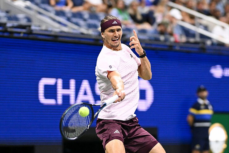 Video tennis Zverev - Tabilo: Đẳng cấp hạt giống số 1 (US Open)