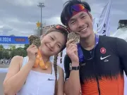 Khả Ngân - Nhan Phúc Vinh chung sở thích tập luyện, giữ lối sống năng động