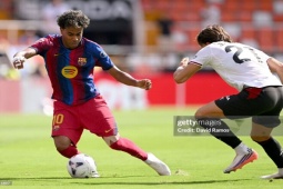 Video bóng đá Valencia - Barcelona: Yamal tỏa sáng, rực rỡ 5 bàn (La Liga)