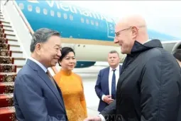 Tổng Bí thư, Chủ tịch nước Tô Lâm cùng Phu nhân bắt đầu thăm cấp Nhà nước Liên bang Nga