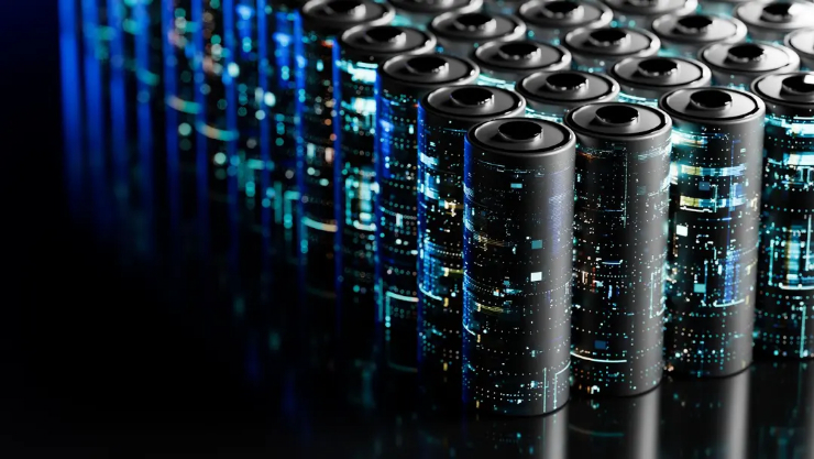 Hình minh họa các viên pin lithium-ion.