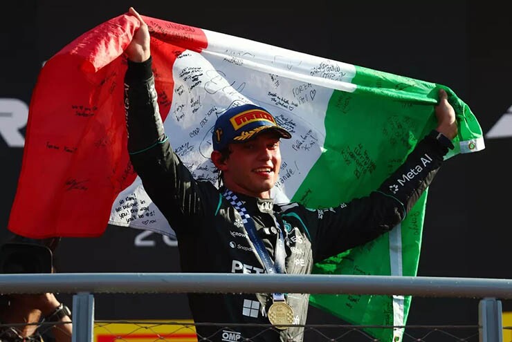Đua xe F1, Italian GP: Antonelli lội ngược dòng với chiến thắng ngoạn mục tại Monza