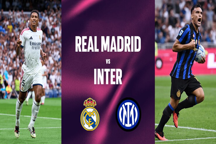 Trực tiếp bóng đá Real Madrid - Inter Milan: Mbappe - Vinicius đá chính (Cúp C1)