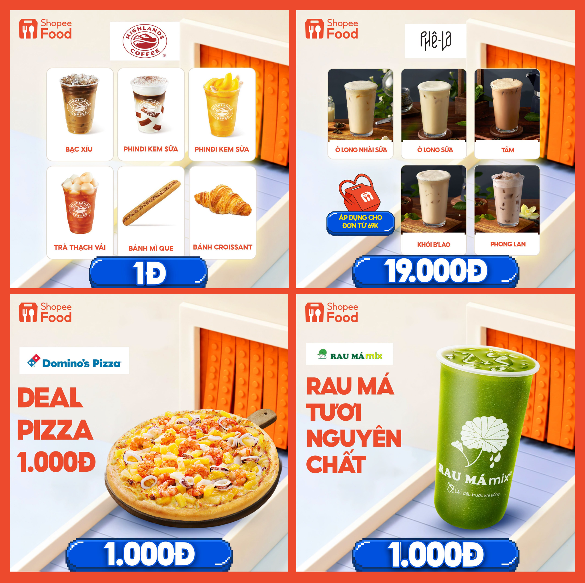 Loạt thương hiệu ẩm thực được yêu thích tung deal hấp dẫn trên ShopeeFood dịp 9.9