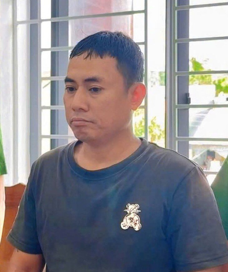 Đối tượng Trung đã bị bắt do dùng dao đâm “tình địch”. Ảnh: SĐ.