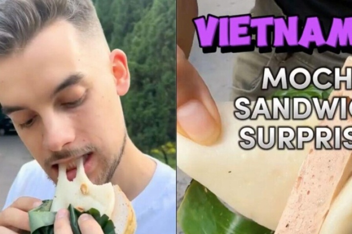 Bánh giầy Việt Nam gây sốt các diễn đàn du lịch, khách Tây cứ ăn là mê