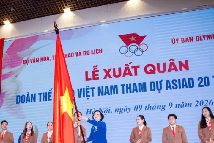 Đoàn thể thao Việt Nam xuất quân dự ASIAD 20, quyết tâm giành trên 4 HCV