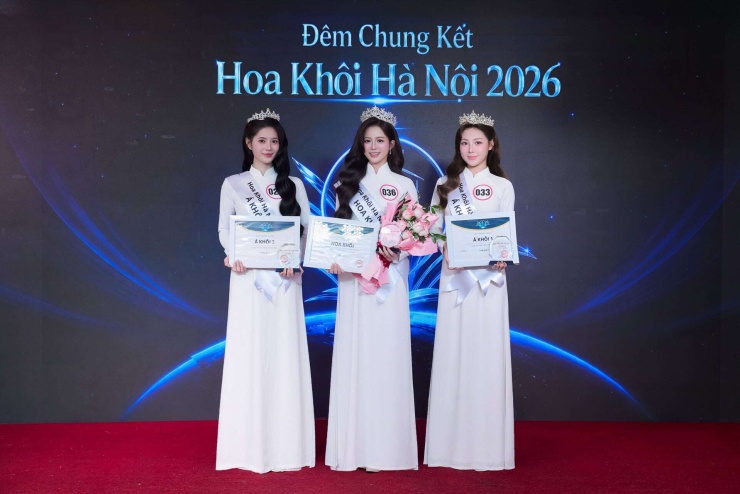 Đỗ Thị Thùy Trang tại đêm Chung kết Hoa khôi Hà Nội 2026. (Ảnh: BTC)