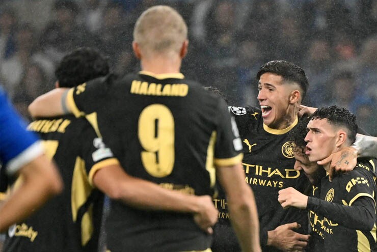 Niềm vui của Enzo Fernandez và các đồng đội