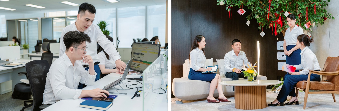 Văn phòng làm việc đạt tiêu chuẩn LEED Gold là cách GELEX kiến tạo môi trường làm việc bền vững.