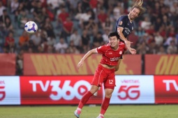 Video bóng đá Thể Công Viettel - Công an Hà Nội: Cay đắng thẻ đỏ, vỡ òa phút bù giờ (V-League)