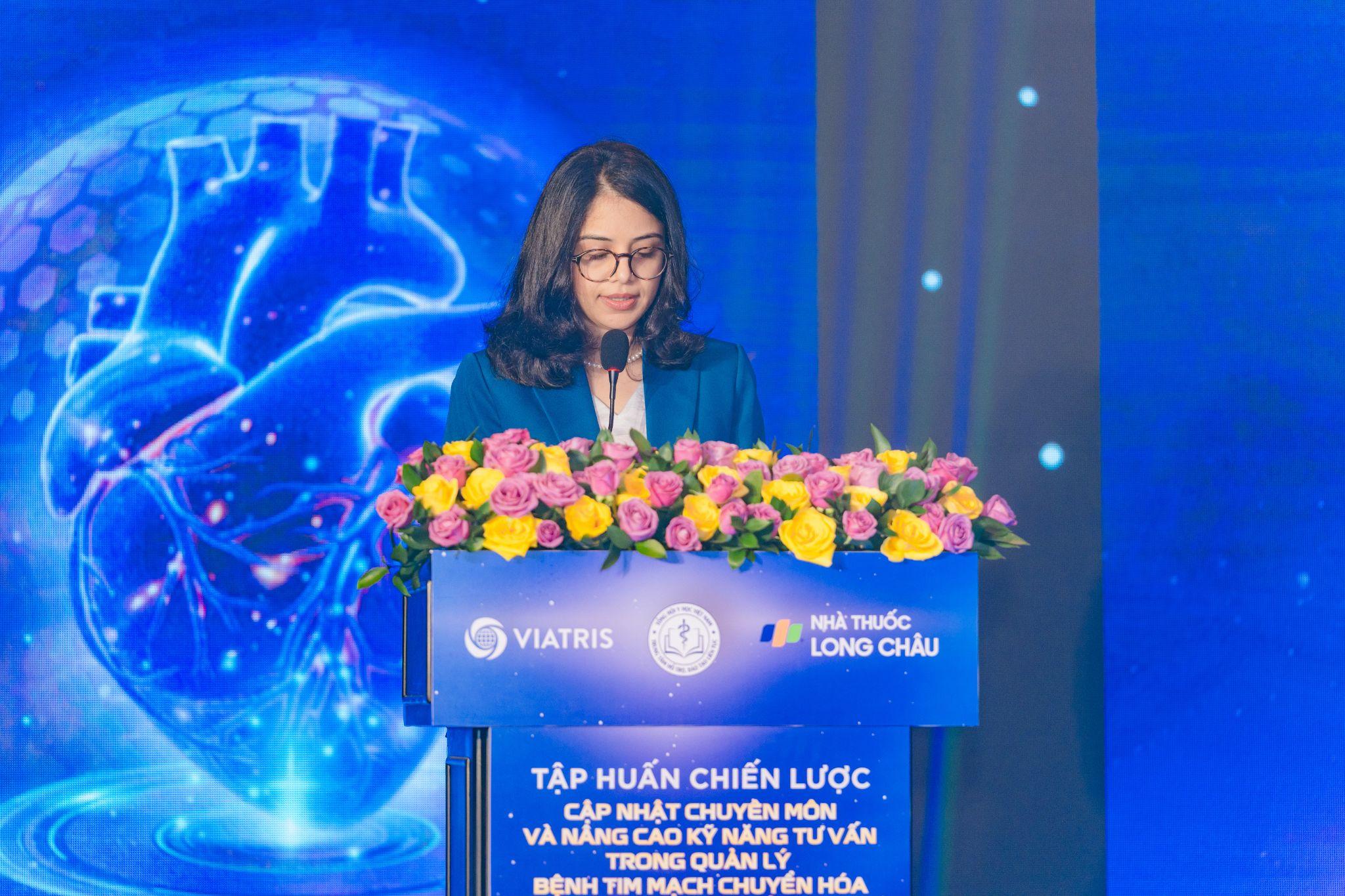 Bà Radhika Bhalla - Tổng Giám đốc Viatris Việt Nam và Các thị trường liên minh châu Á.
