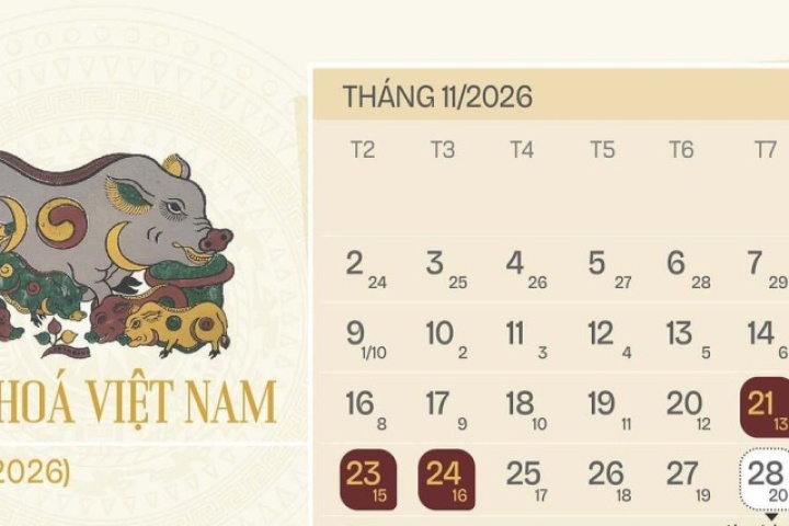Trình hoán đổi lịch làm việc để nghỉ lễ Văn hóa Việt Nam 4 ngày