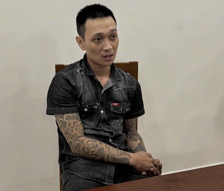 Đối tượng Nguyễn Hoàng Ân. Ảnh: Công an TP Đà Nẵng