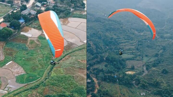 Cựu chiến binh 75 tuổi bay dù lượn nghệ thuật khiến giới trẻ mê mẩn - 4
