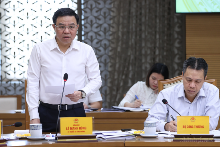 Bộ trưởng Bộ Công Thương Lê Mạnh Hùng (Ảnh: Chinhphu.vn).