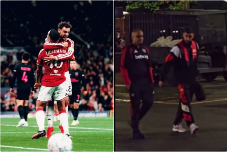 MU đón tin dữ trước thềm đấu Man City: Fernandes tập tễnh, có kịp dự đại chiến?
