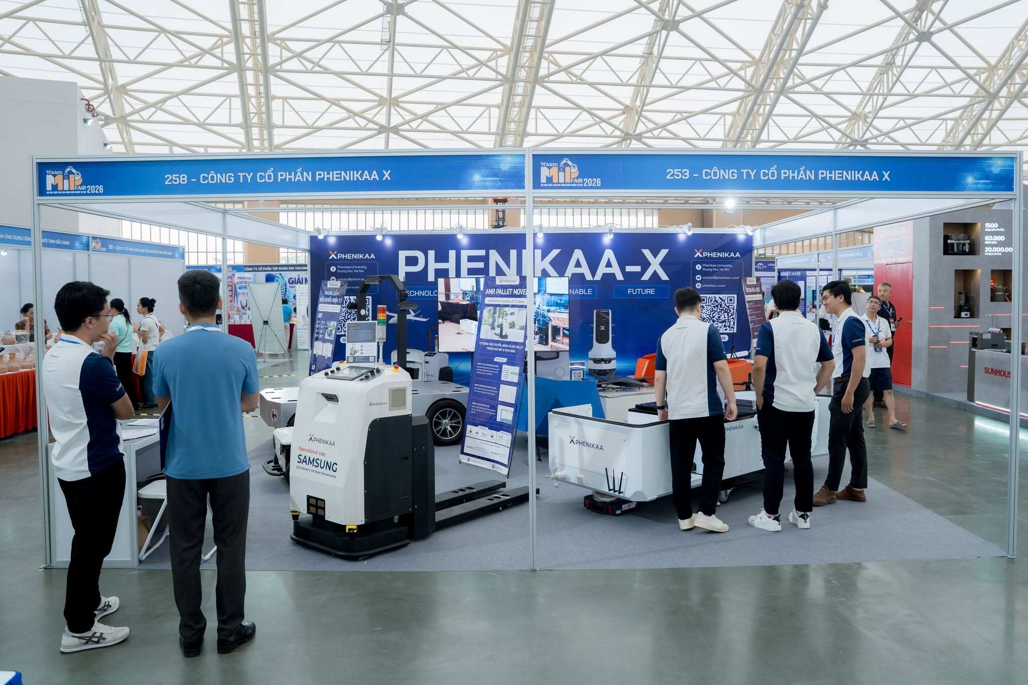 Ở lĩnh vực công nghệ, Phenikaa-X thể hiện năng lực nghiên cứu, làm chủ và phát triển công nghệ tự động hóa.