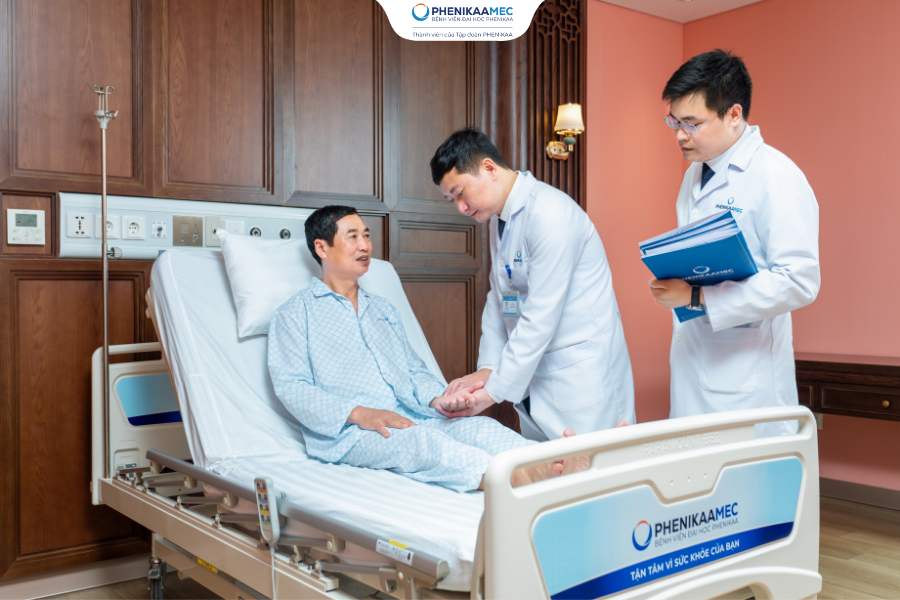 Hệ thống phòng lưu trú tiện nghi hỗ trợ phục hồi thể trạng