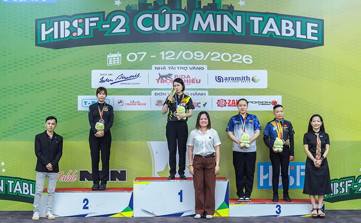 Bùi Xuân Vàng là nhà vô địch pool nữ&nbsp;