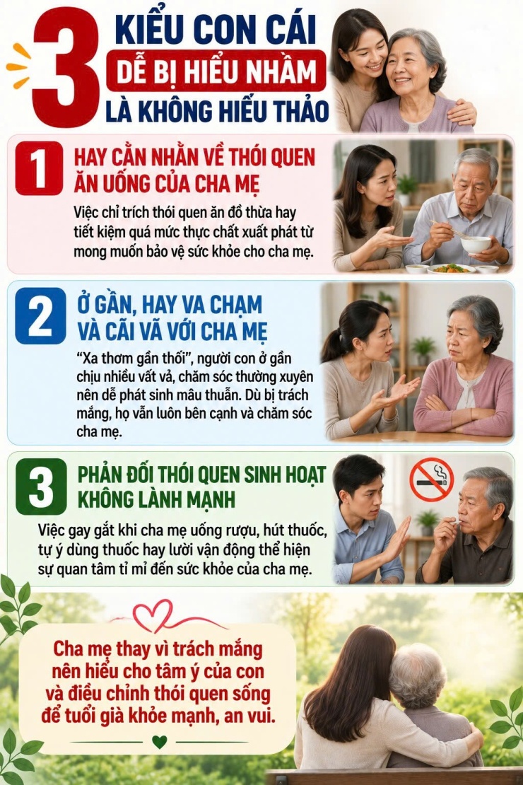 3 kiểu con cái 'mang tiếng' bất hiếu nhưng lại thương cha mẹ nhất - 1