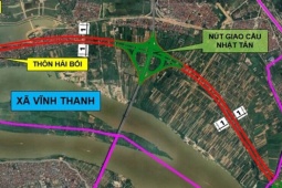 Dự kiến hướng tuyến trục đại lộ sông Hồng qua 16 xã, phường