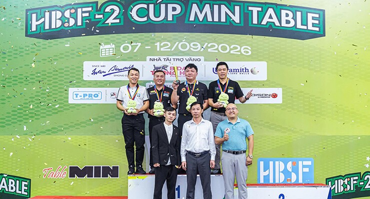 Nguyễn Hoàng Minh Tài vô địch pool nam