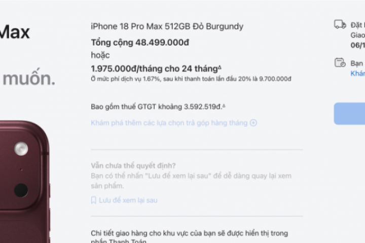 Bị chê, iPhone 18 Pro Max vẫn “cháy hàng”, lùi thời gian giao đến gần 1 tháng