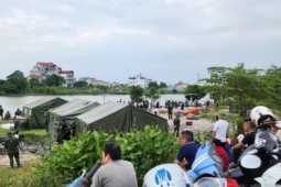 Tìm kiếm Thiếu tá mất tích khi cứu người: Bất ngờ phát hiện thi thể trẻ sơ sinh gần cầu Bo